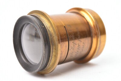 Ancien objectif laiton WeitWinkel Rectigraph n°2