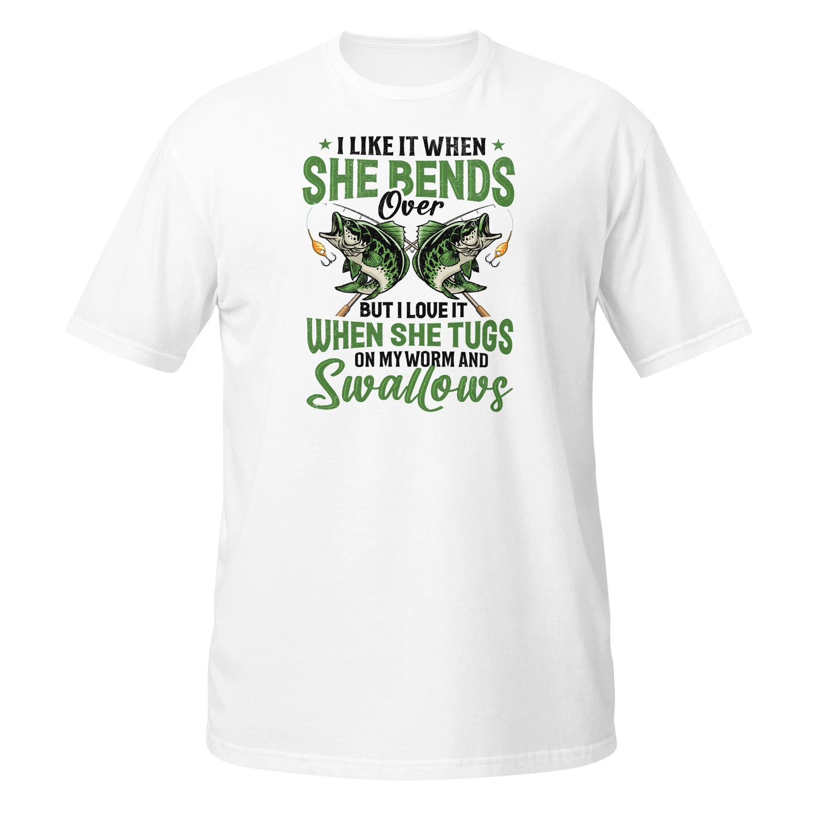 Funny Fishing Shirt for Men Adult Humor Fisherman T-Shirt Gift Outdoor Angler