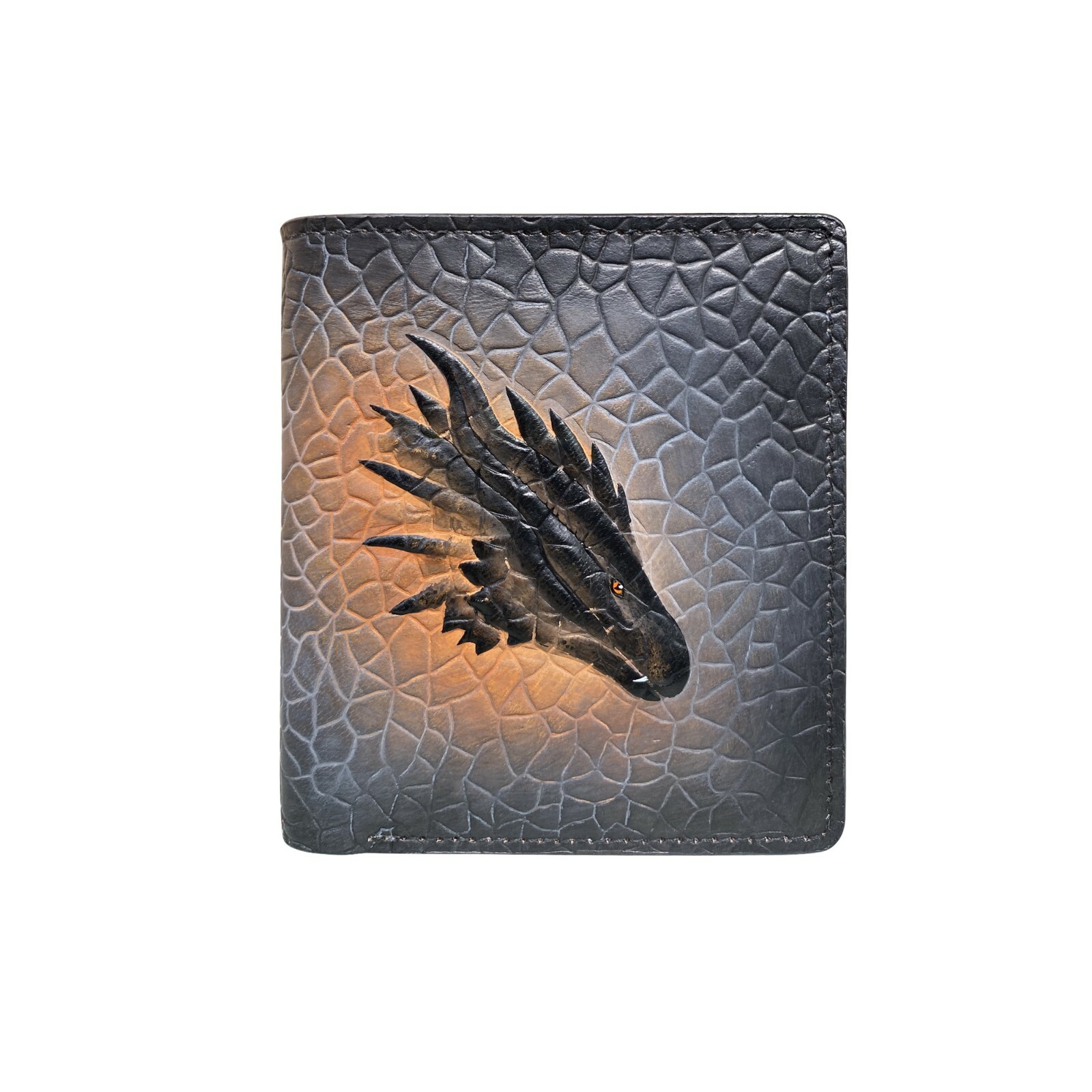 Thanksgiving Gift Leather 3D Dragon Standing Bifold Wallet Notecase Only  For Usa | Ebay