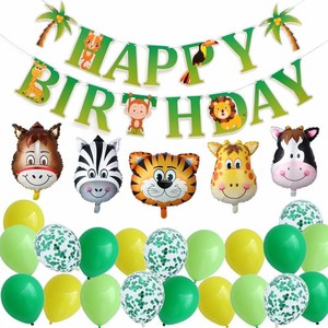 Foil Balloon Forest Jungle Safari Animal Dinosaur Baby Shower Globos Party Decor Ebay Foil Balloon Forest Jungle Safari Animal Dinosaur Baby Shower Globos Party Decor Ebay