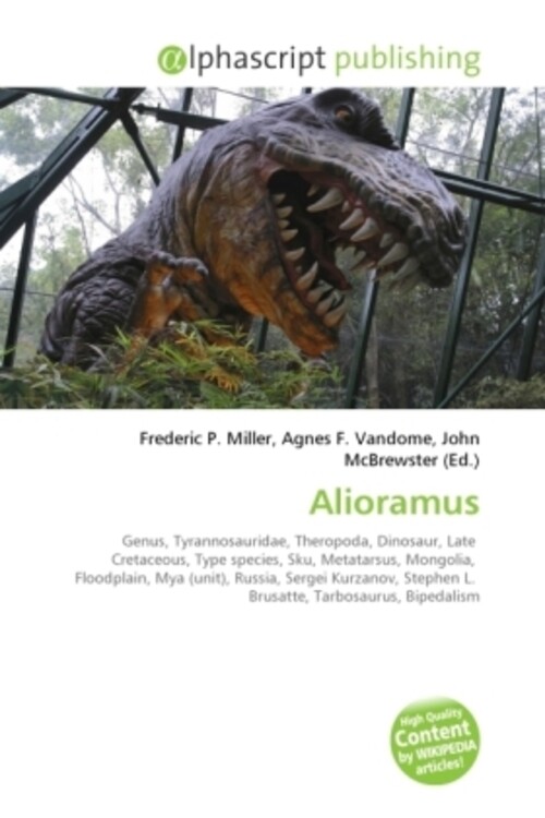 Thumbnail - Frederic P. Miller (u. A.) | Alioramus | Taschenbuch | Englisch