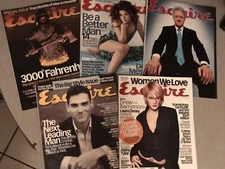 ESQUIRE Magazine (5) 2000 BILL CLINTON DREW BARRYMORE BILLY CRUDUP DEBRA MESSING