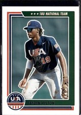 2022 Panini USA Baseball Stars & Stripes #58 Jayden Hylton