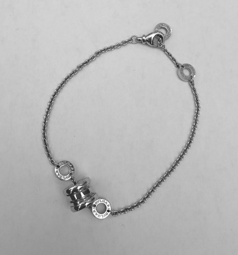 Bvlgari 18ct White Gold B Zero 1 Element Bracelet - Picture 8 of 8
