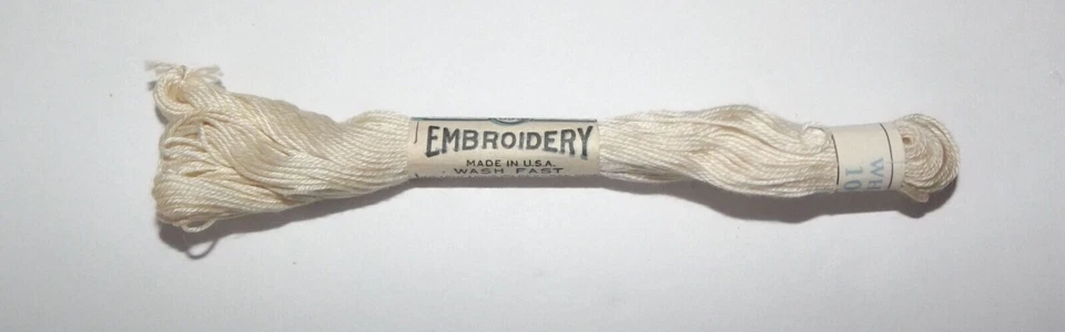 Vintage Lot Of 8 Bucilla Embroidery Thread  White #1003 Size 20 - Image 4 of 4