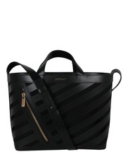 Off-white Womens Small Cut-out Diag Tote Bag