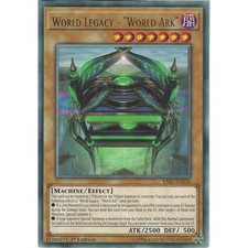 Yu-Gi-Oh! TCG: World Legacy - "World Ark" - SAST-EN016 - Rare Card - 1st Edition