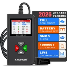 KINGBOLEN YA206 OBD2 Scanner Code Reader Car Diagnostic Tool Check Engine Fault