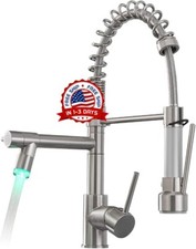 Llave De Agua Para Cocina Con Rociador Extraible Grifos Fregadero Lavamanos Ba o