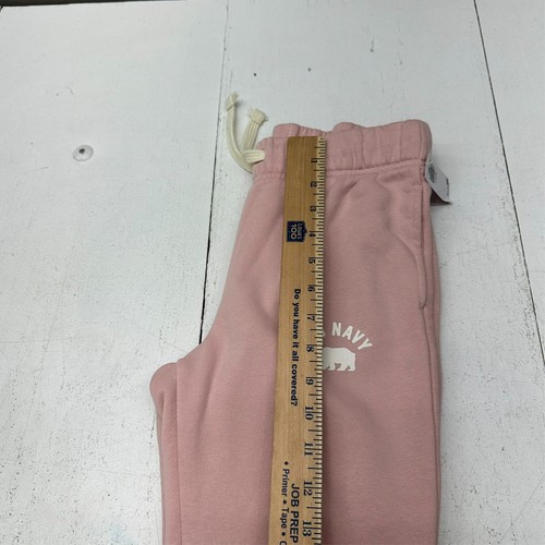 Old Navy Salmon Pink Drawstring Fitted Jogger Sweatpants Girl's Size L (10-12) - Picture 9 of 11