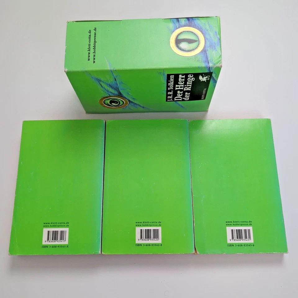 Der Herr Der Ringe Trilogie 1+2+3 Taschenbücher Schuber Box J.R.R. Tolkien | Gut - Bild 4 von 4