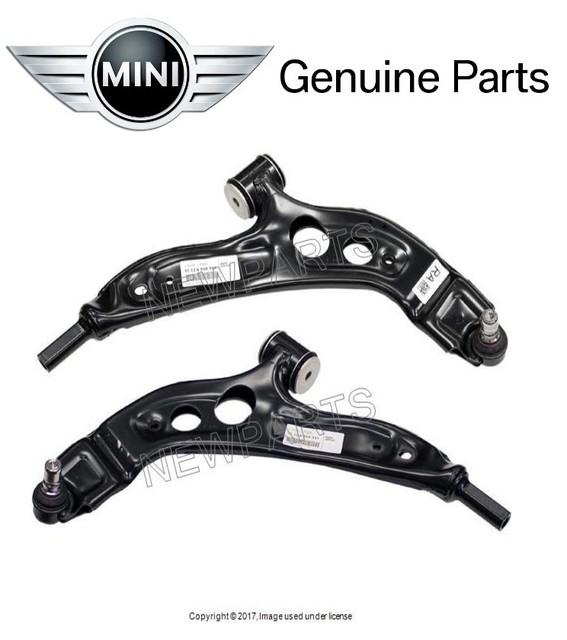 For Mini Cooper Hatchback Pair Set of Front Left & Right Lower Control