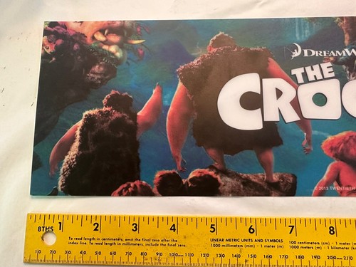 cinema mylar 13” X 5” The Croods Dreamworks - Foto 2 di 4