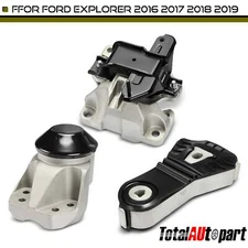 3Pcs Engine Motor + Transmission Mount & Torque Strut Mount for Ford Explorer