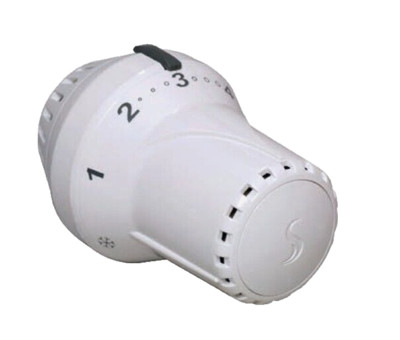 Cosmo Thermostatkopf m. Nullstellung CTN weiß M30 x 1,5 Gewinde f. Heimeier