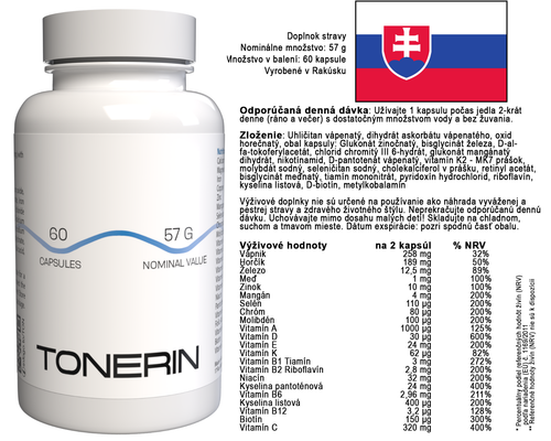 Tonerin - 60 Capsule IT - Picture 18 of 19