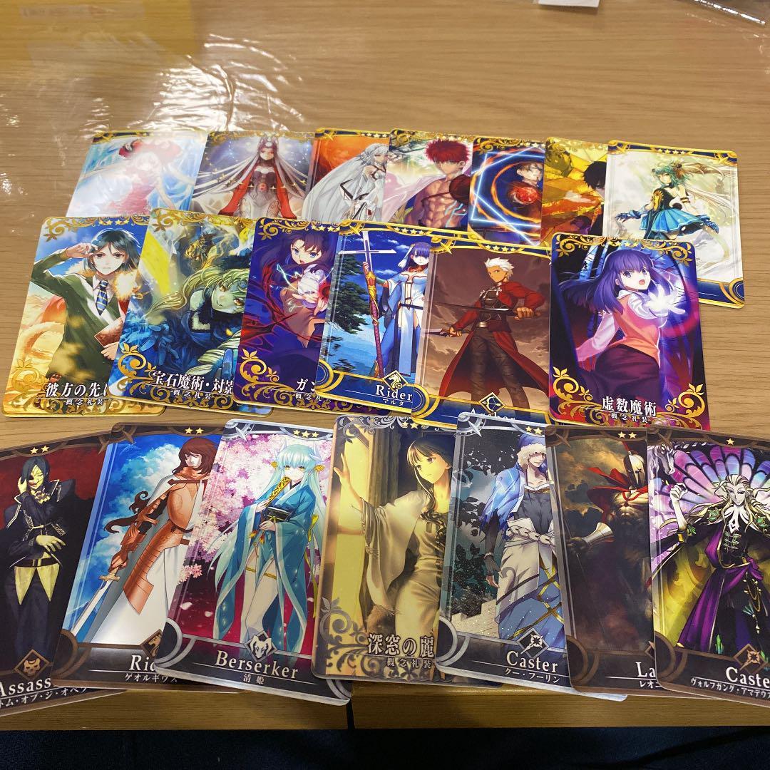 Fate Grand Order Arcade FGOAC FGO arcade card Huge Lot Set bulk