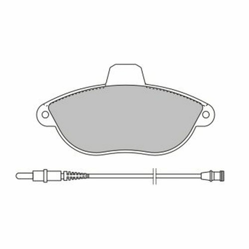 OMEGA FRONT DISC BRAKE PADS BRP0935 BRAND NEW GENUINE 1 YEAR