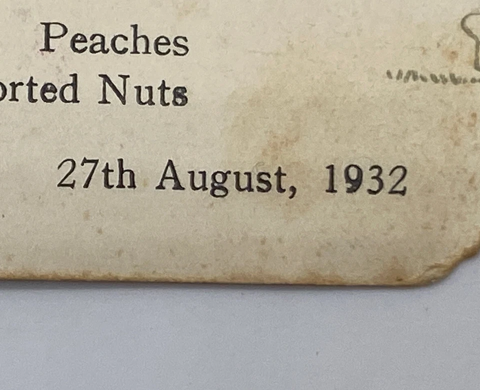 Antique 1932 P&O Strathnaver Menu Sketched And Signed By Unknown Artist - Image 4 of 4