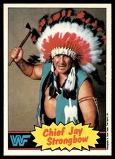 1985 O-Pee-Chee WWF Vintage OPC Rookie Chief Jay Strongbow Rookie #20