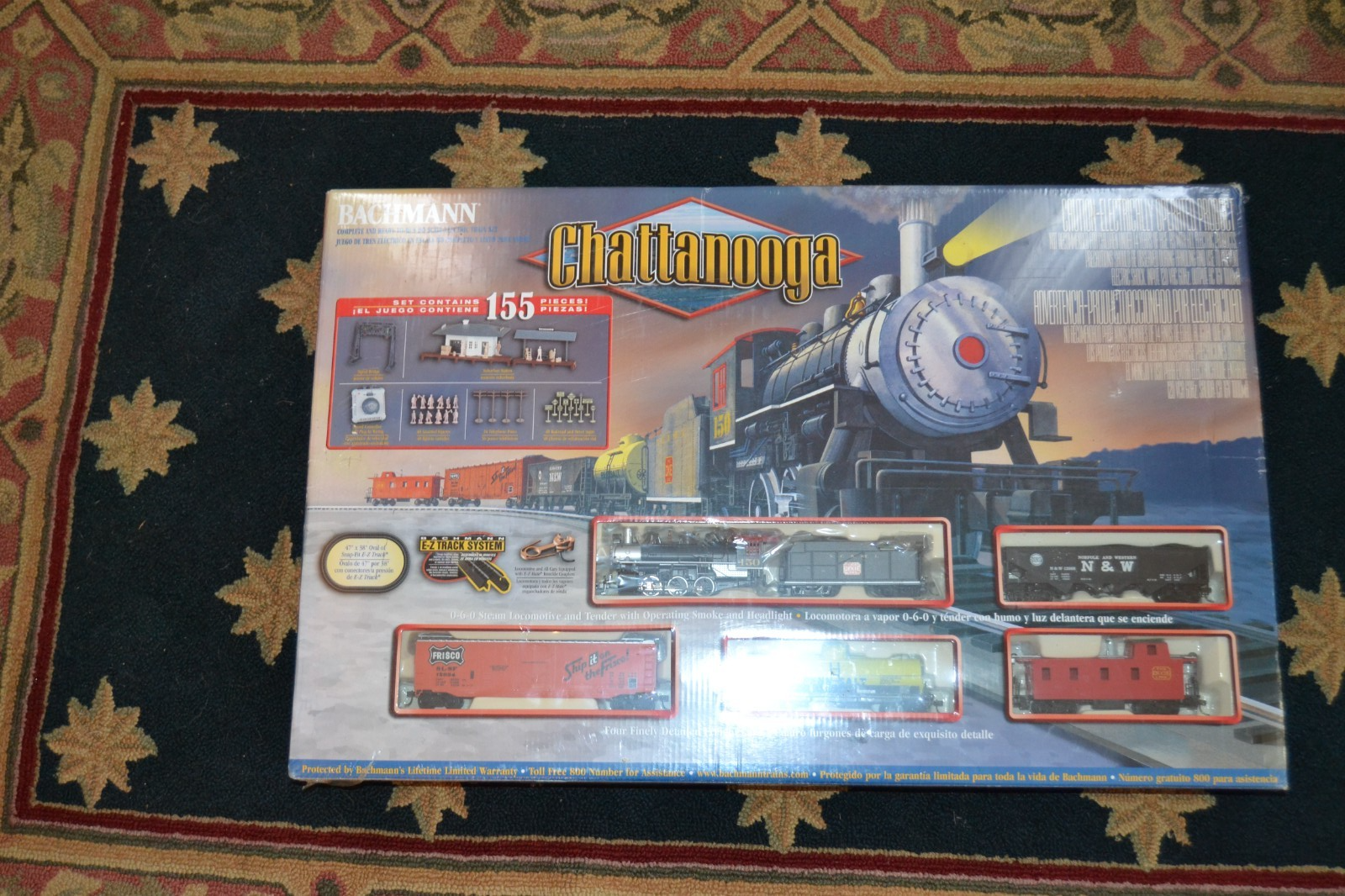 Bachmann Chattanooga 155Pc Ready To Run HO Scale Electric Train Set New ...