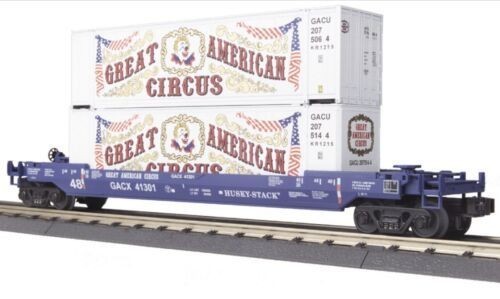 Tren Lionel MTH Rail King 30-76019 Gran CIRCO AMERICANO vagón apilable | Zustand: New
