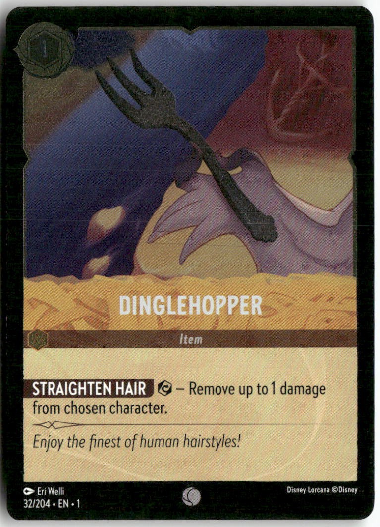 Dinglehopper 32/204 The First Chapter Common ✨Cold Foil✨ NM/M Lorcana