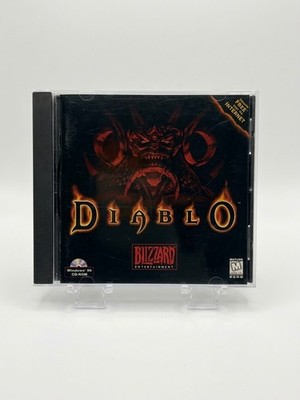Diablo 1 PC Game 1996 Windows 95 Original CD-ROM Vintage Blizzard Jewel Case