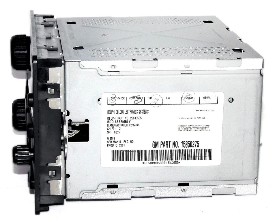 2005-2009 GMC Envoy Sierra 1500 2500 AM FM Radio Single Disc CD Player 15850275 Foto 3 de 4