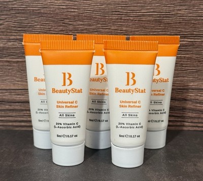 BeautyStat Universal C Skin Refiner 0.17oz/5ml Sample Size Bundle Of 5