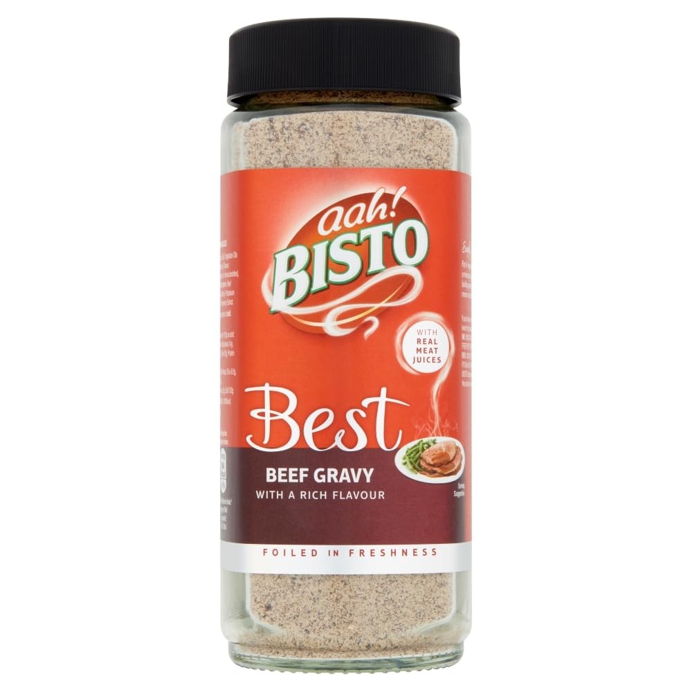 Bisto Beef Gravy Granules With Real Meat Juices, 390g Jar, Pack of 1 Item