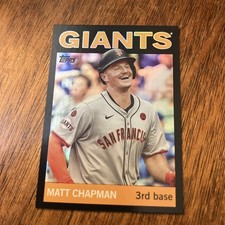2025 Topps Archives Matt Chapman Black Foilboard