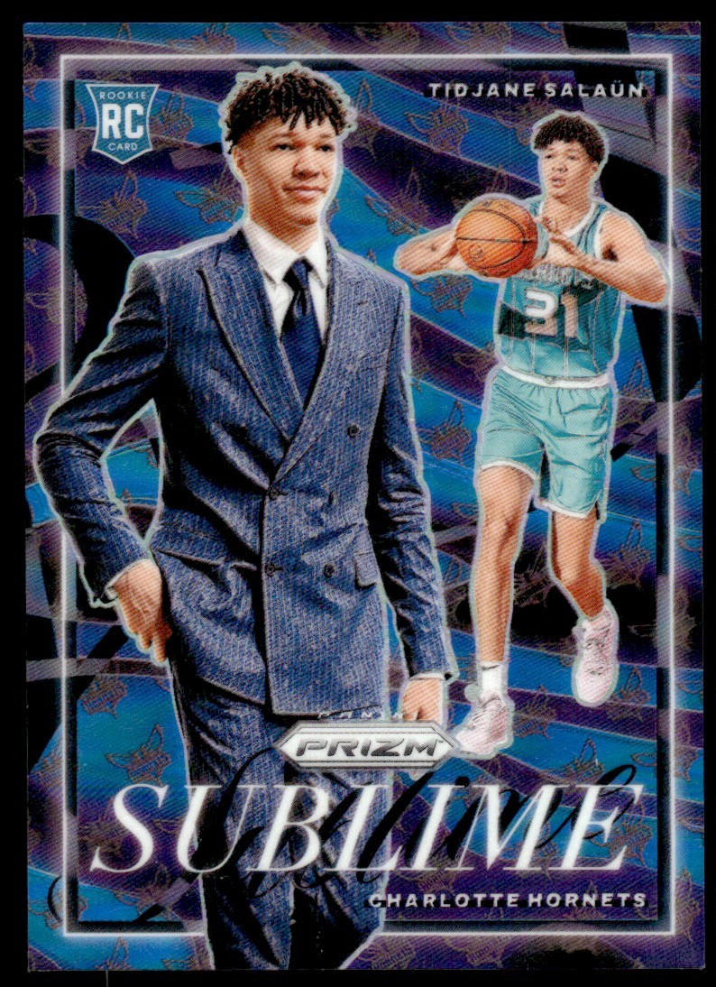 2024-25 Panini Prizm Sublime Prizm SSP Tidjane Salaun Rookie Charlotte Hornets