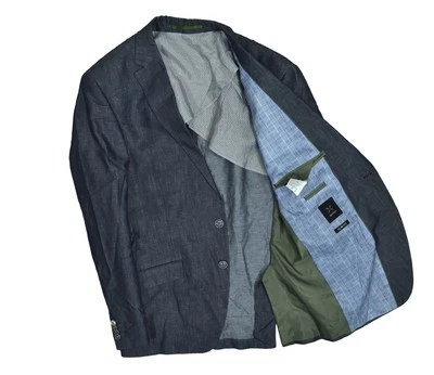 STONES Slim Fit Jacke für Herren aus Baumwolle und Leinen 50 - Bild 1 von 4