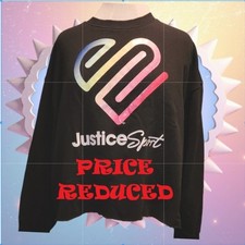 Justice Sport Crop Sweatshirt Size XL