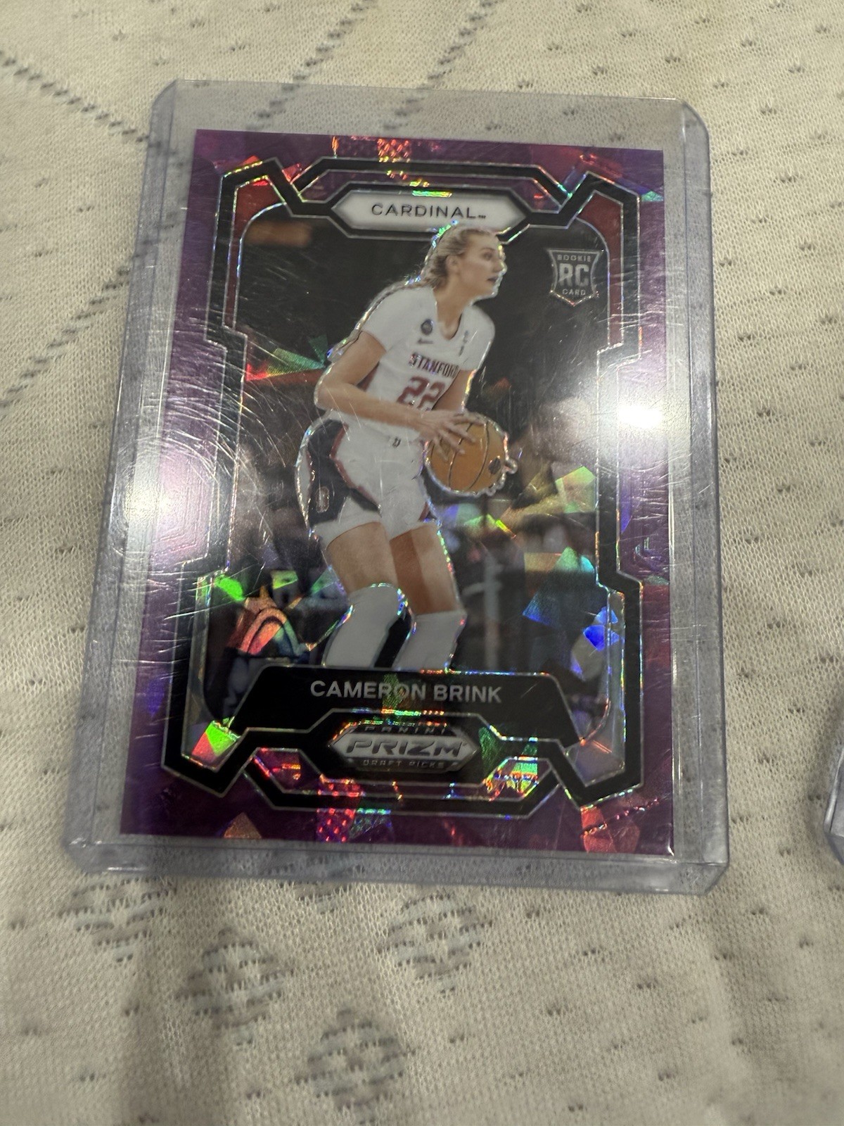 2024 Panini Prizm Draft Picks #89 Cameron Brink Purple Ice Prizm /149 [RC]