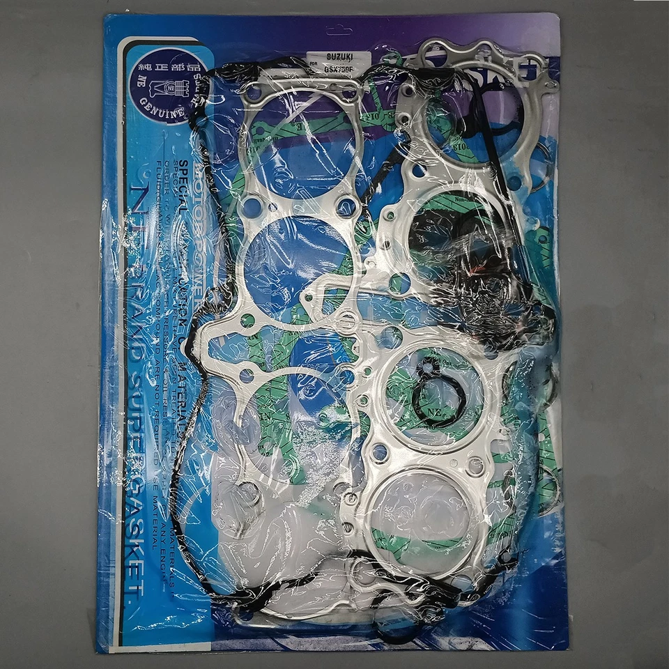 Kit de arandela reconstruida junta motor completa superior para Suzuki GSXR 750 85-87 Foto 2 de 4