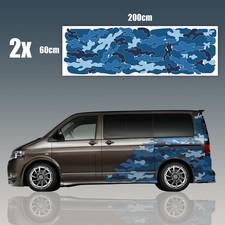 Auto Camouflage Aufkleber "Blau" Tuning Seitenaufkleber Army RX048-02
