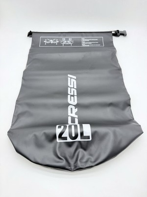 Cressi Packsack 20L   Wasserdicht, Schwarz | Sicherer Outdoor-Beutel