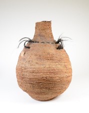 Large Paiute Basketry Water Jar