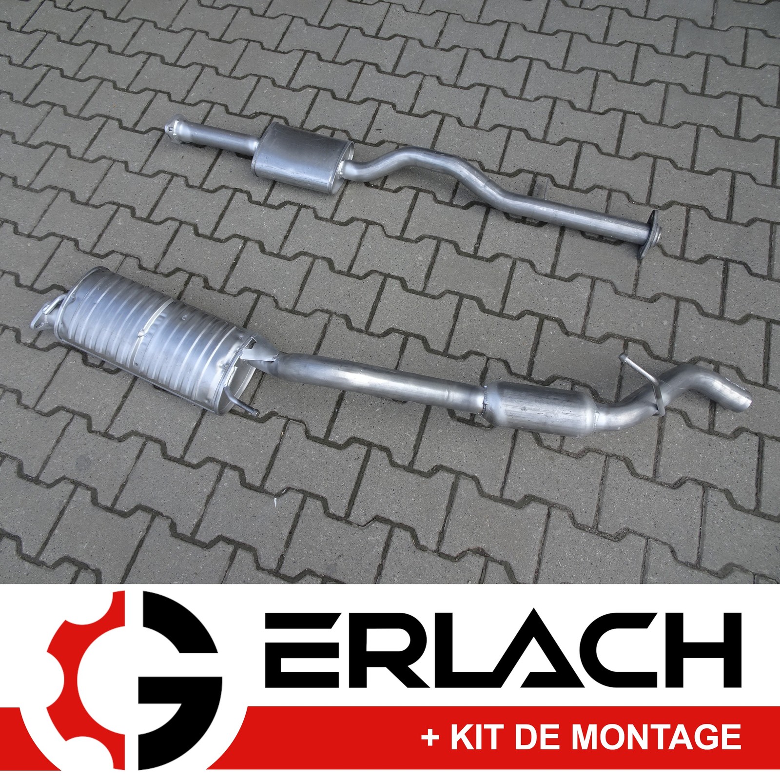 Silencieux echappement Mitsubishi L200 2.5 TD 4x4 pour eliminer les bruits et fuites
