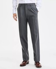 Tommy Hilfiger Modern-Fit Dean Solid Pants Men's 36W x 32L Heather Grey
