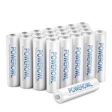 POWEROWL AAA Rechargeable Batteries 24 Pack, High Capacity Rechargeable AAA Batt