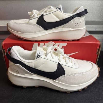 Nike Waffle Debut Sail Black Gum Medium Brown Women's DH9523-109 Size 7