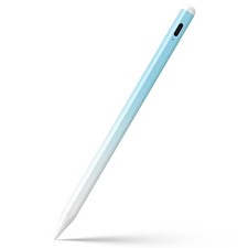 Stylus Pen for iPad 6-11th Gen 2X Fast Charge, Palm Rejection-White Blue
