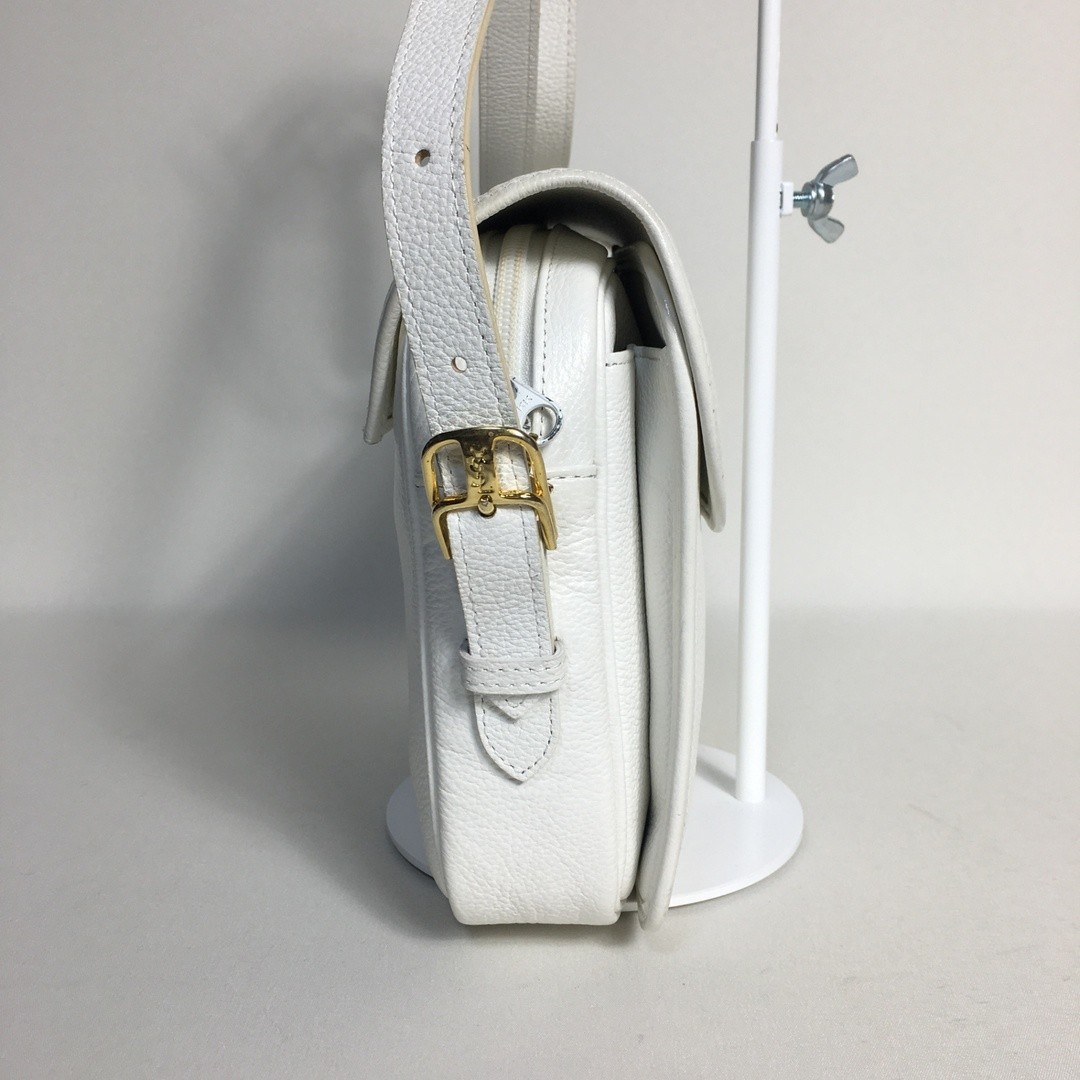 2503 215 Borsa a tracolla Yves Saint Laurent bianca logo Ysl