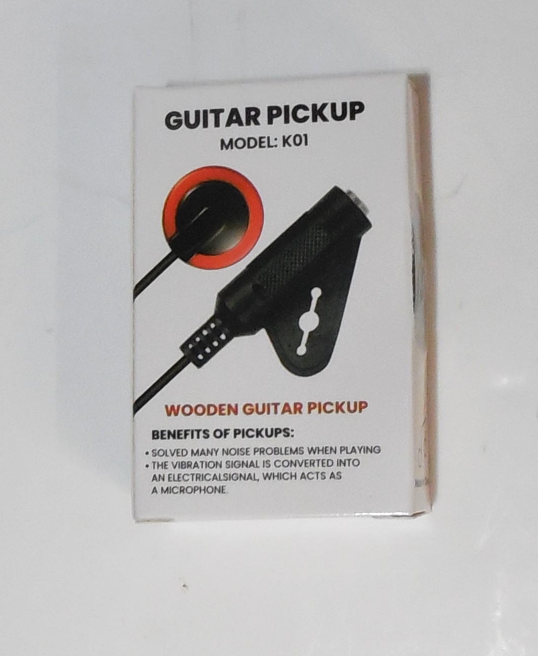 Cigar box guitar, 3 string, metal frets,  free piezo PU (see desc) stk #190ns