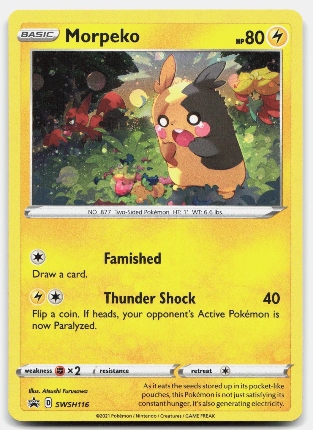 Morpeko Holofoil [SWSD - SWSH116]NM
