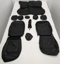 For Jeep Compass All Models 2022-2026 Black Leather Seat Covers Kr246 For Jeep Compass All Models 2022-2026 Black Leather Seat Covers Kr246