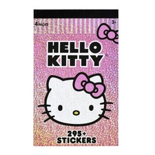 Sanrio Hello Kitty Pink 4 Sheet Sticker Pad  200 Stickers